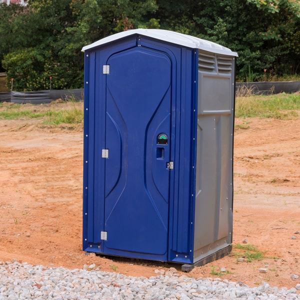 short-term porta potties are commonly rented for job sites